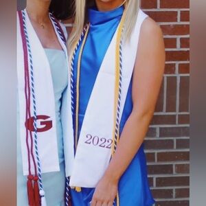 DO+BE Royal Blue Halter Low Back Mini Dress